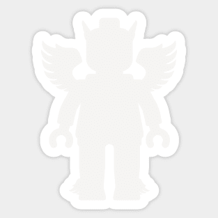 WINGED GREEK GOD Sticker